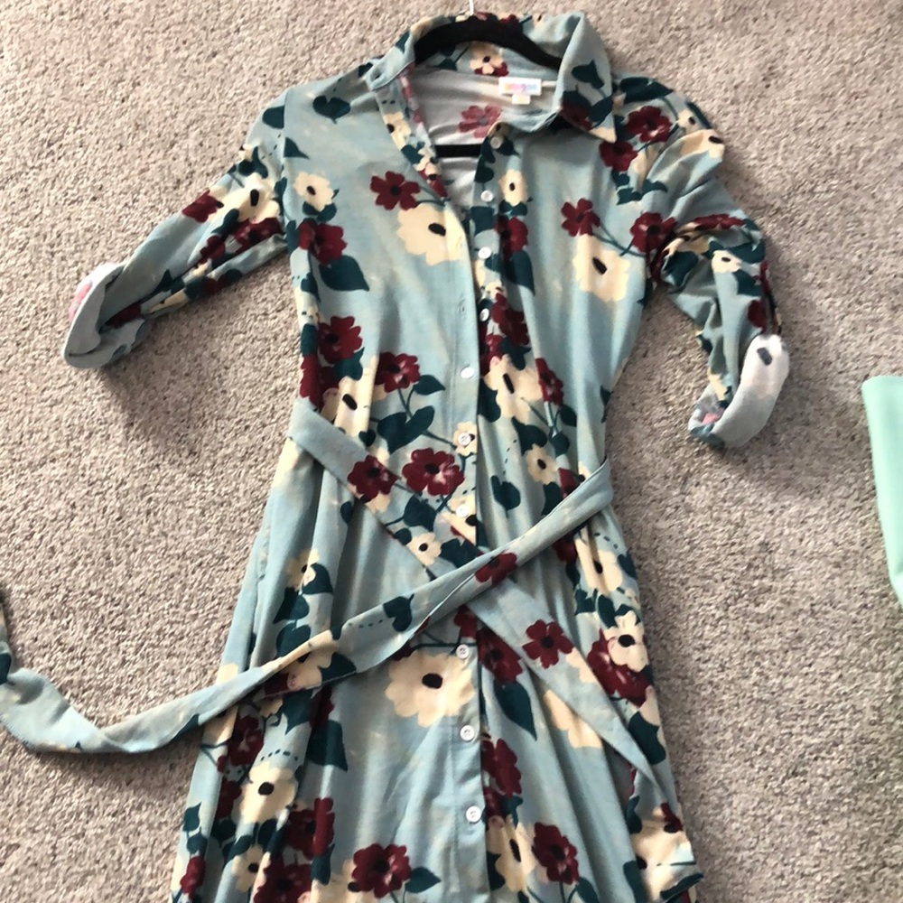 Soft, midi, floral dress from lularoe.